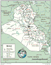 carte de l'Irak